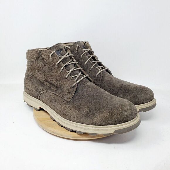 Sorel Madson II Boots Mens 11 Brown Suede Waterproof Lace Up Chukka Ankle Shoes - Picture 7 of 16